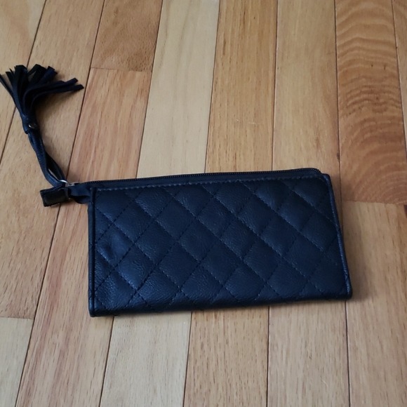 Black Jacquard Wallet - Picture 3 of 3